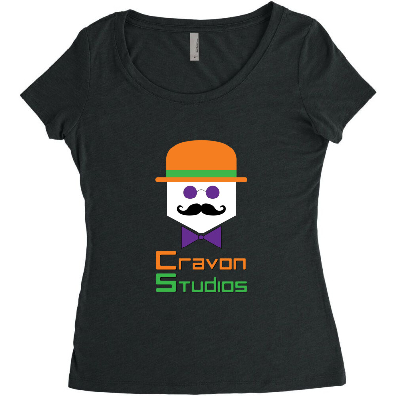 Cravon Studios Women's Triblend Scoop T-shirt by NueshuaXiong | Artistshot