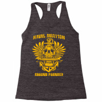 Naval Aviation Ground Pounder Vintage Skull Wings And Wrench Cool Racerback Tank | Artistshot