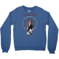 Avavares Native American Indian Retro Dreamcatcher Feather Music Crewneck Sweatshirt | Artistshot