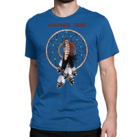 Avavares Native American Indian Retro Dreamcatcher Feather Music Classic T-shirt | Artistshot