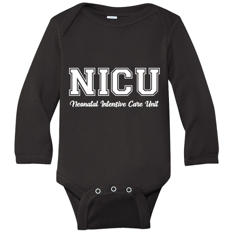 Trending Nicu Nurse Long Sleeve Baby Bodysuit by Whitehead Hoppe | Artistshot