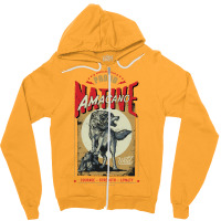 Amacano Native American Indian Born Wolf Spirit Retro Retro Zipper Hoodie | Artistshot