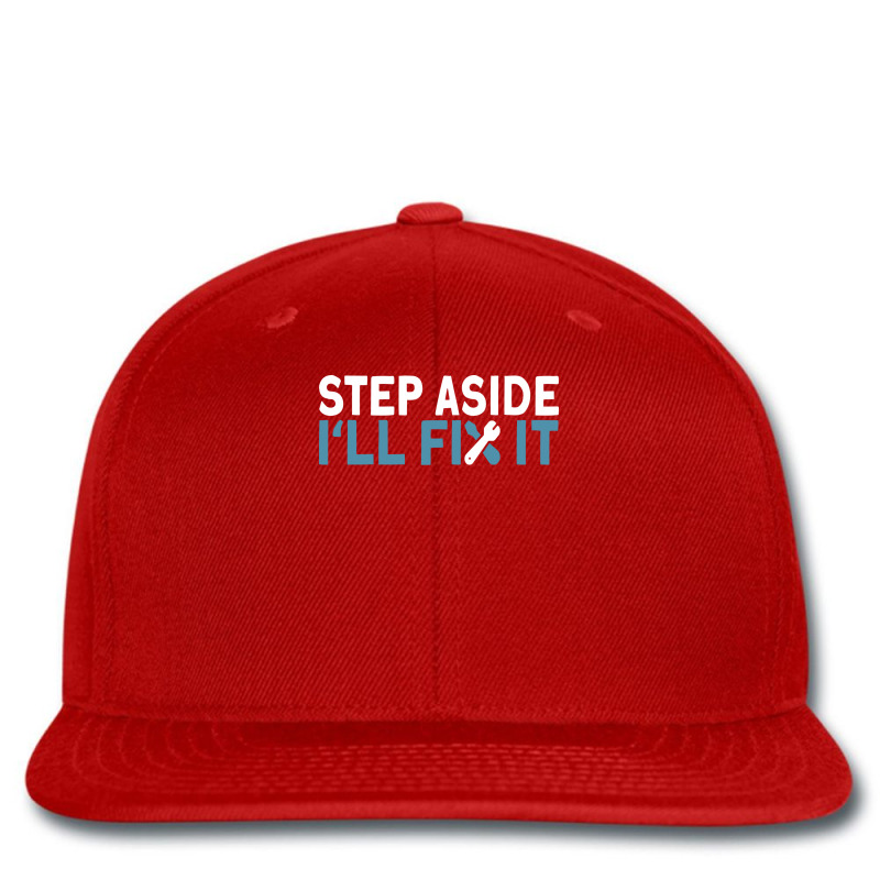 Step Aside Handyman Mechanic Funny Vintage Printed hat by hazeroztopo | Artistshot