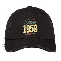 Trending Vintage Born In 1959 - 63rd Birthday Retro Classic Vintage Cap | Artistshot