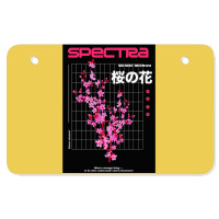 Vaporwave Aesthetic Beautiful Flowers Pattern Atv License Plate | Artistshot