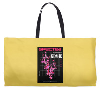 Vaporwave Aesthetic Beautiful Flowers Pattern Weekender Totes | Artistshot