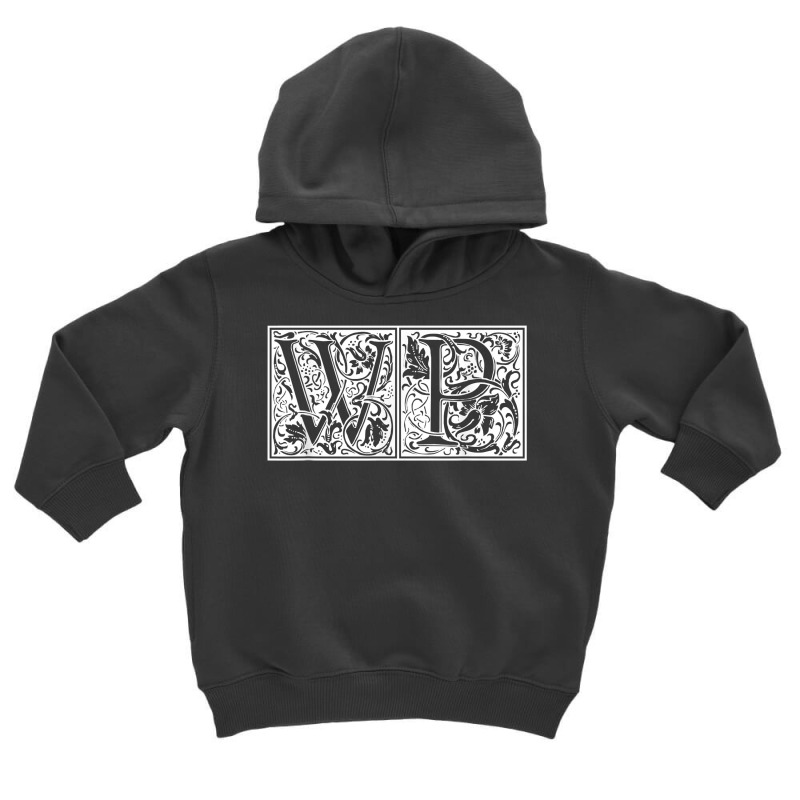 Wp   Initials W P Name Surname Onomastics Onomatology T Shirt Toddler Hoodie by araceliphexy | Artistshot