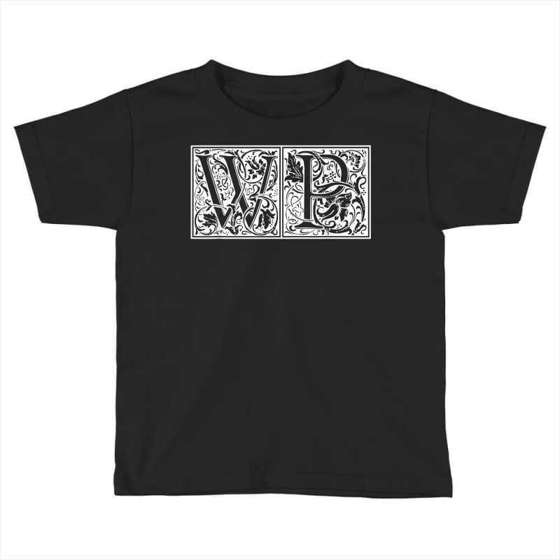 Wp   Initials W P Name Surname Onomastics Onomatology T Shirt Toddler T-shirt by araceliphexy | Artistshot