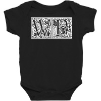 Wp   Initials W P Name Surname Onomastics Onomatology T Shirt Baby Bodysuit | Artistshot