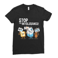 Trending Food Allergies Are A Real Pain So Stop The Intolerance Ladies Fitted T-shirt | Artistshot