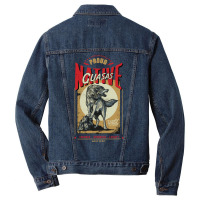 Guasas Native American Indian Born Wolf Spirit Retro Nature Men Denim Jacket | Artistshot