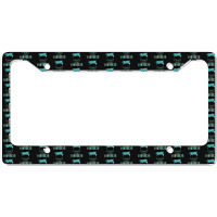 Women Messy Bun Teal Ribbon Pcos Warrior License Plate Frame | Artistshot