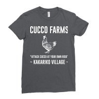 Chicken Lover Cucco Farms Funny Hippie Ladies Fitted T-shirt | Artistshot