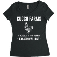 Chicken Lover Cucco Farms Funny Hippie Women's Triblend Scoop T-shirt | Artistshot