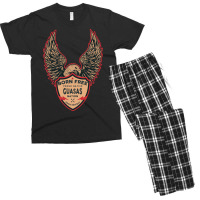 Guasas Native American Indian Born Freedom Eagle 70s Men's T-shirt Pajama Set | Artistshot