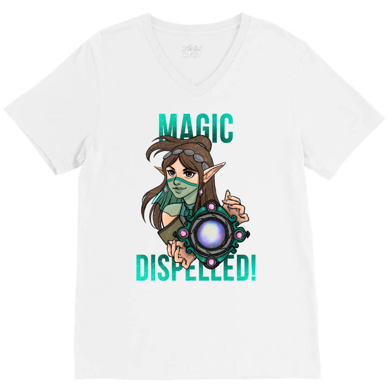 Magic Dispelled! V-Neck Tee by solisaharneyp | Artistshot