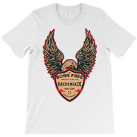 Hackensack Native American Indian Born Freedom Eagle Quote T-shirt | Artistshot