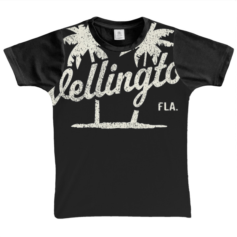 Trending Wellington Florida Vintage 70s Palm Trees Graphic Youth T-shirt | Artistshot