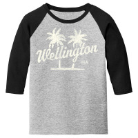 Trending Wellington Florida Vintage 70s Palm Trees Youth 3/4 Sleeve | Artistshot