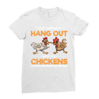 Funny Farming Hen Farmer Farm Animal Chicken Trending Ladies Fitted T-shirt | Artistshot