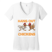 Funny Farming Hen Farmer Farm Animal Chicken Trending Women's V-neck T-shirt | Artistshot