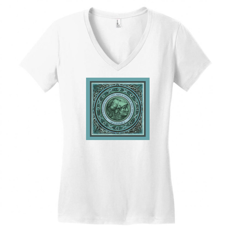 Suetonius In Green Women's V-Neck T-Shirt by kamisalona | Artistshot