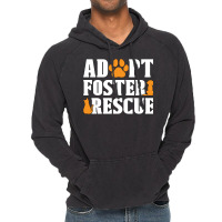 Animal Rescue Adopt Foster Adoption Animal Rescuer Red Vintage Hoodie | Artistshot