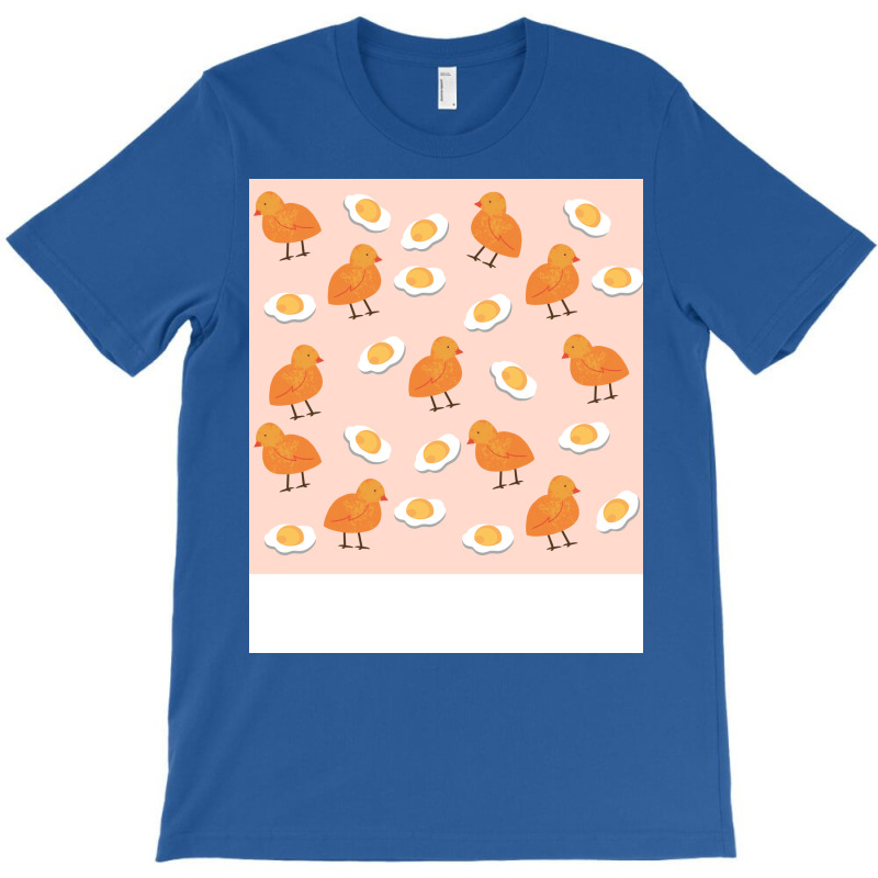 Cute Chicken And Egg Yolk Nursery Pattern Funny T-Shirt by halaruzheyu1 | Artistshot