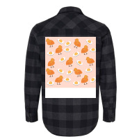 Cute Chicken And Egg Yolk Nursery Pattern Funny Flannel Shirt | Artistshot