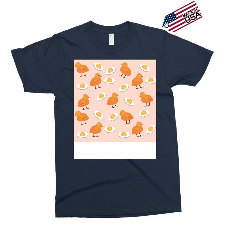 Cute Chicken And Egg Yolk Nursery Pattern Funny Exclusive T-shirt by halaruzheyu1 | Artistshot