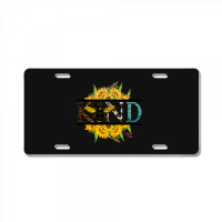 Limited Edition Bee Kind Sunflower Bee Autumn Fall Design License Plate | Artistshot