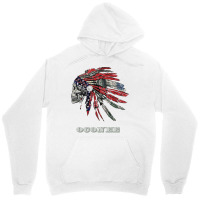 Oconee Native American Indian Flag Money Headress 80s Unisex Hoodie | Artistshot