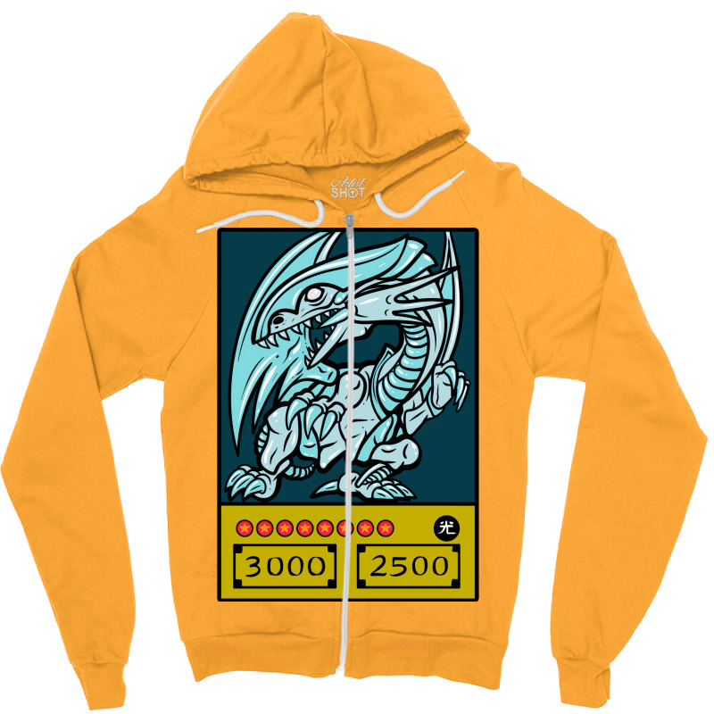 Blue Eyes Card Music Zipper Hoodie | Artistshot