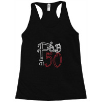 Fab At Birthday Gift Rhinestone Diamante Adults Sizes Birthday Grandma Racerback Tank | Artistshot