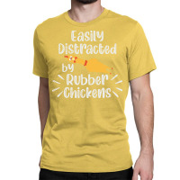 Rubber Chicken Enthusiast Loud Scream Yellow Music Classic T-shirt | Artistshot