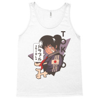 Cool Anime Design Vintage Style Vintage Aesthetic Tank Top | Artistshot