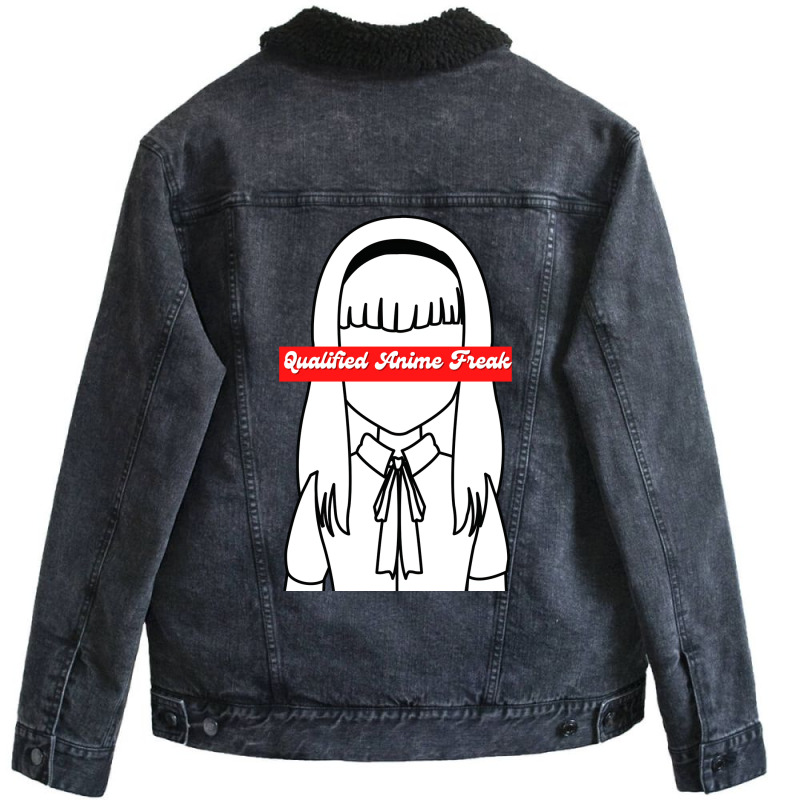 Qualified Anime Freak Vintage Unisex Sherpa-lined Denim Jacket | Artistshot