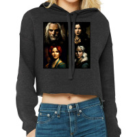 Renaissance Paintings   Chiaroscuro   Digital Art   Witcher Funny Cropped Hoodie | Artistshot