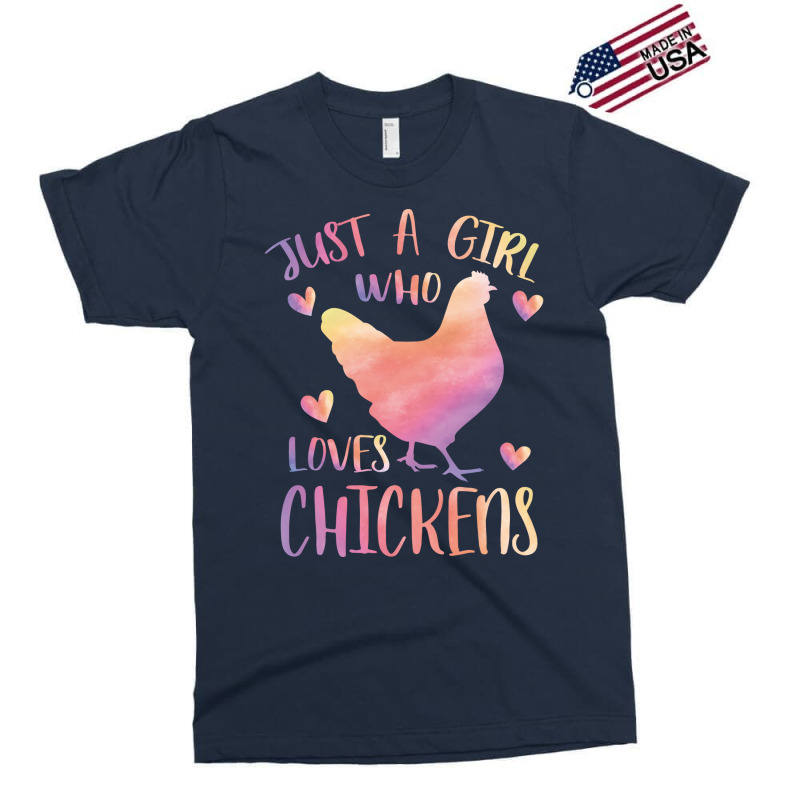 Just A Girl Who Loves Chickens Travel Exclusive T-shirt by halaruzheyu1 | Artistshot