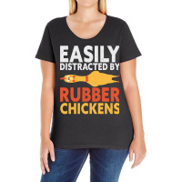 Rubber Chicken Enthusiast Loud Scream Yellow Music Aesthetic Ladies Curvy T-shirt | Artistshot