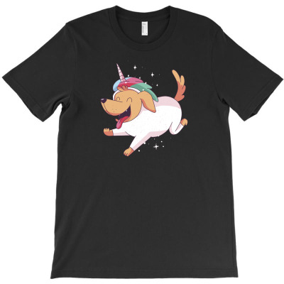 Unicorn Dog T-shirt Designed By Dirja Lara Amerla