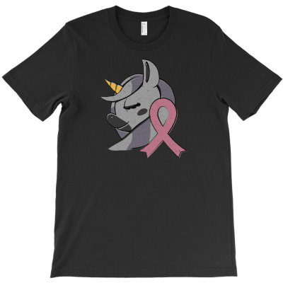 Unicorn Breast Cancer T-shirt Designed By Dirja Lara Amerla