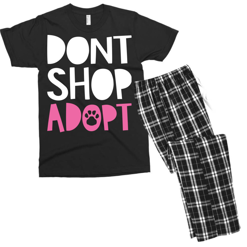 Dont Shop Adopt Trending Men's T-shirt Pajama Set | Artistshot