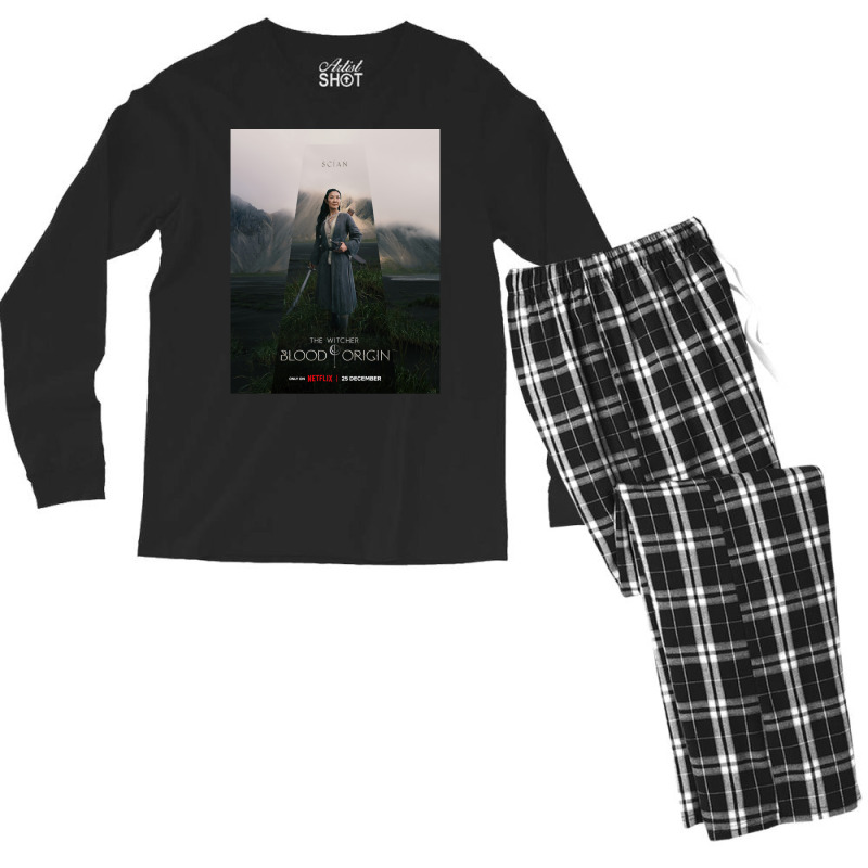 Scian The Witcher Blood Origin Men's Long Sleeve Pajama Set | Artistshot