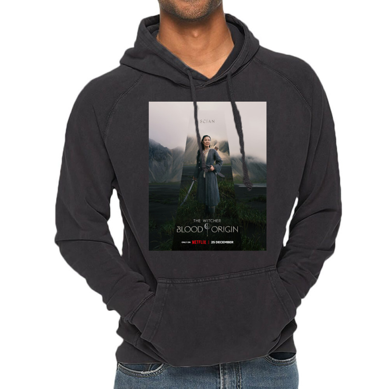 Scian The Witcher Blood Origin Vintage Hoodie | Artistshot