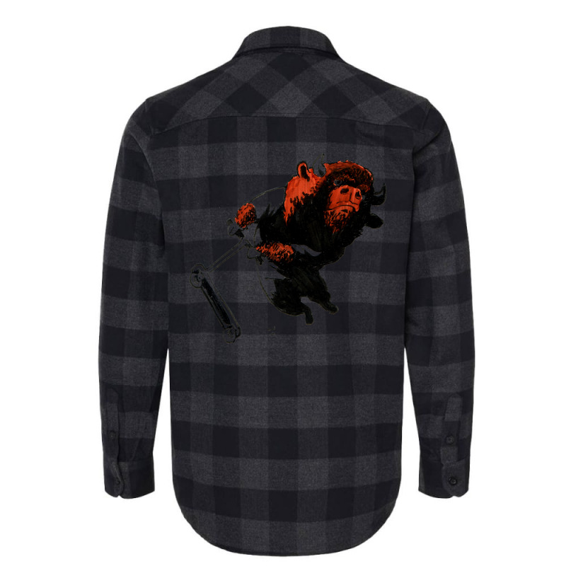 Buffalo Scooter 80s Flannel Shirt | Artistshot