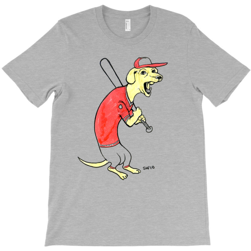 Dachsund Baseball Hipster T-shirt | Artistshot