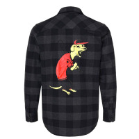 Dachsund Baseball Hipster Flannel Shirt | Artistshot