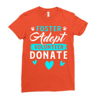 Foster Adopt Volunteer Donate Funny Animal Rescue Foster Hipster Natur Ladies Fitted T-shirt | Artistshot