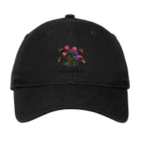 Hot Trend Bees Are Friends - Bees And Wildflowers Adjustable Cap | Artistshot